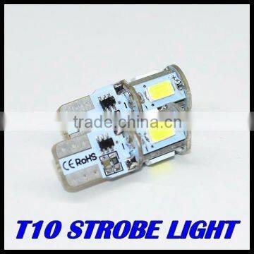 T10 W5W 194 5SMD 5730 LED Car Strobe Light Lamp Bulb