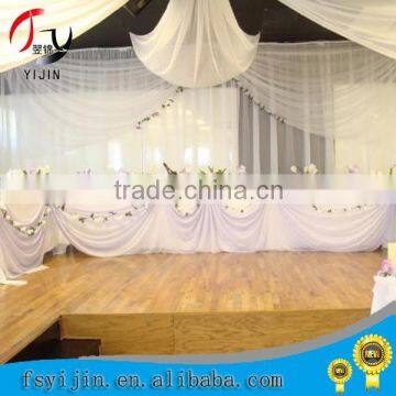 Romantic outdoor wedding backdrop design