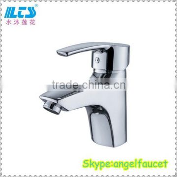 Single hole polished brass basin faucet china faucet factory