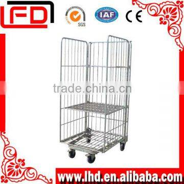 supermaket wire mesh hand trolley