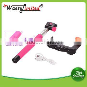 Colorful Smartphone Monopod Selfie Stick Portable Flexible Camera photo-3