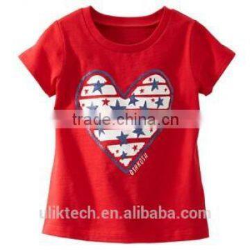 red love tshirt Custom Print Shirts Apparel tops for children