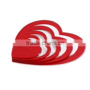 Acrylic Heart-shaped Wall Stickers/PMMA Wall Decoration/Crystal-dimensional Wall Stickers photo-2