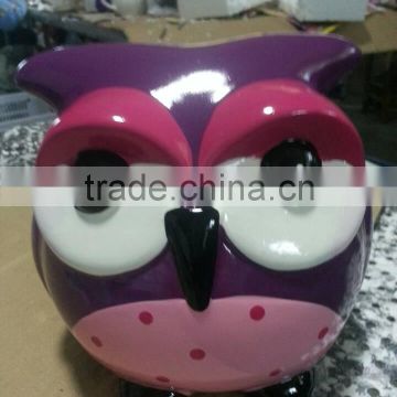 ceramic owl piggy bank