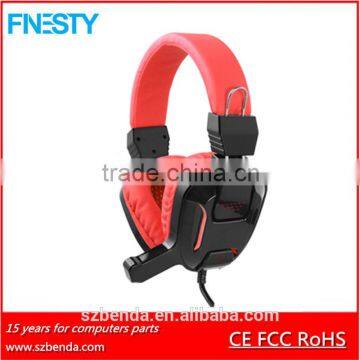 New Hot sales wired headset gaming headphone with Mic handband GH13