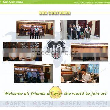 Interior Room Cherry Plain Bathroom Wood Door for Sale Cheap photo-5