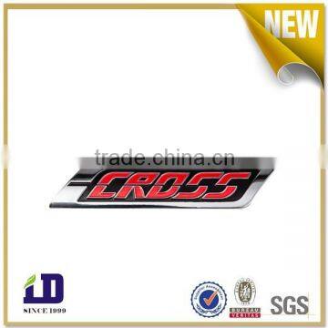 plastic car logo plate with enamel color filling