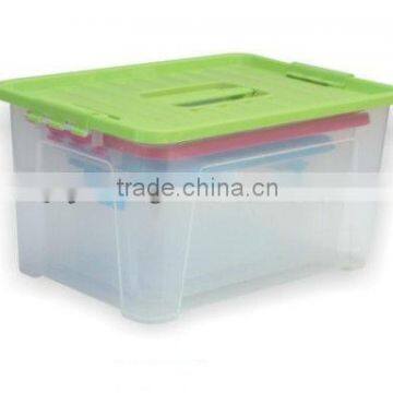 transparent storage box plastic storage container with lid