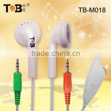 Newest Style Colourful stereo Earphone With Mic, computer Earphone factory direct