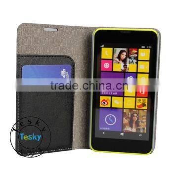 For Nokia Lumia 630 Case,Book Flip Cover Case For Nokia Lumia 630 Case Black