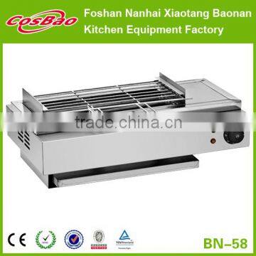 (EB-58) Commercial Smokeless Indoor Electric barbeque Grill and electric griddle/indoor electric kitchen bbq