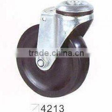 swivel hard rubber caster