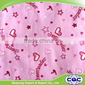 custom flannel fabric for baby bedding sets/pajamas/clothes