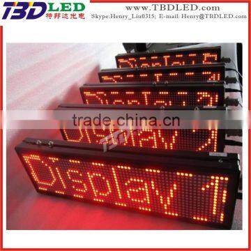 Single color outdoor/indoor advertising led display,Programmable moving message led display