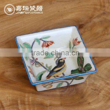 Korean Pure Hand Painted Ceramic Popcorn Bowl photo-4