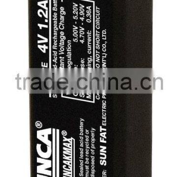 SUNCA Sealed Lead-Acid Rechargeable Battery RB412E/4V1.2AH