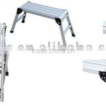 Aluminum working platform ladder