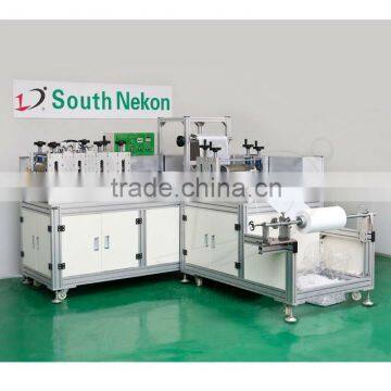 Dual purpose PP & PE shoe cover making machine