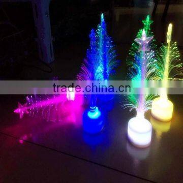 christmas decoration printing logo led tree mini led trees