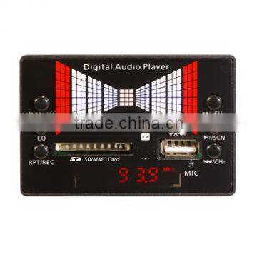 sd fm usb recorder mp3 player module pcba