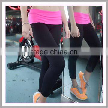 2015 cheap sex girl dress yoga pants with good qulaity
