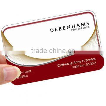 PVC Memership VIP business Card With Icd Signature bar