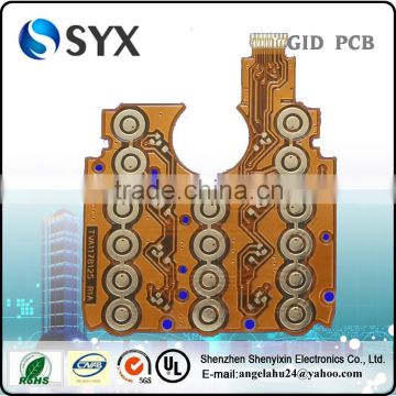 double sided rigid-flex printed board