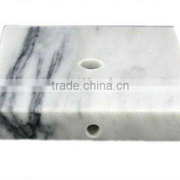 white marble trophy base