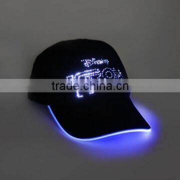 Wholesale Flashing Baseball Capswith LED Lights / LED cap light / LED Hats