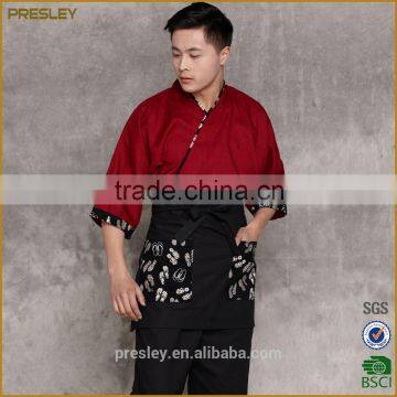 Japan Style Restaurant Hotel Waitress Bar Staff Black Uniform Japanese Sushi Uniform photo-4