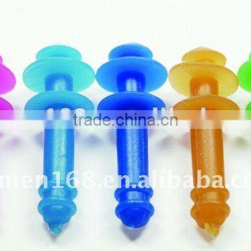 many colour ear plugs for swimming