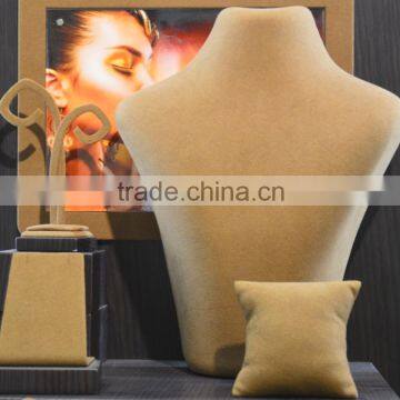 2015 Newest Jewellery Window Display Props High-end Suede Jewellery Display photo-6