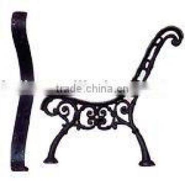 Cast iron bench