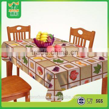 2015 china supplier cheap pvc printed table cloth