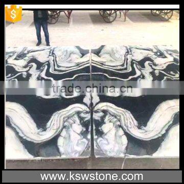 Panda white marble dragon slabs