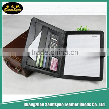 New arrivals wall mount document holder, A4 file document holder leather calculator position