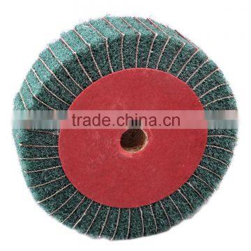 Interleaf Mounted Non-woven Abrasive Flap Wheel