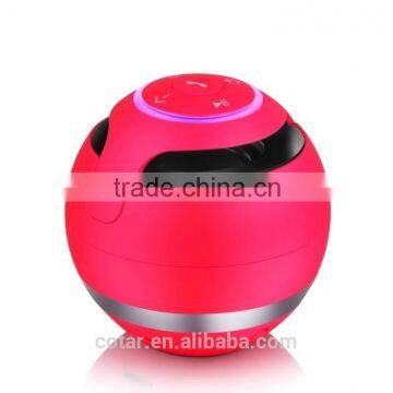 2015 Free Shipping Mini Hands free Wireless Portable LED Flash Bluetooth Speaker