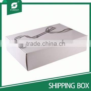 Color Print Folding White Corrugated Shipping Box