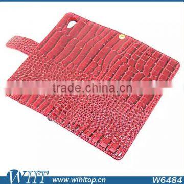 Premium Lanyard Card Slot Flip Leather Case for Sony Xperia M4 Aqua photo-4