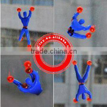 Hotsale sticky gummy spider-man toy wall climbing spiderman toys baby boy toy spiderman figure Chrismats Gifts 2pcs/blister card