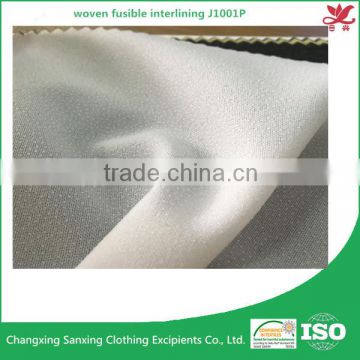 Fusing fabric woven interlining J10010P adhesive fabric 100Dx100D