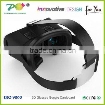 New Design Virtual Reality Glasses 3D VR Goggles Comfortable Fit Headwear for 360 degree Viewing Using Your Smartphone