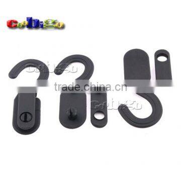 89*38mm Black Plastic Foldable Snap Hook Backpack Strap Buckle #FLC252-B photo-2