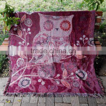 00% Cotton Casual Sofa Piano Bed Cover Sofa Throw Blanket Cloth Decoration Tapestry photo-3