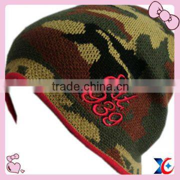 2013 fashion custom camouflage camo beanie hat