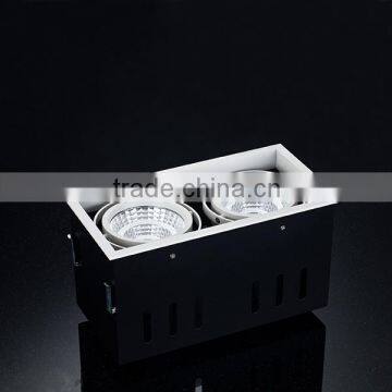 Led Rectangular Down Light 3years Warranty 2x30w Cob Led Down Lights Zhongshan Lighting Factory