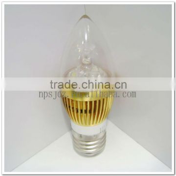 3w candle light led lamp bulb