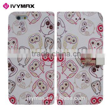 Best Selling Products Phone Leather Pouch Case With Metal Diamond Buckle for Apple Iphone 6s Mobile Phone Cover Supplier's Choice photo-4