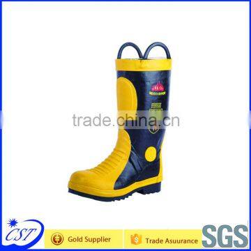 Fireman yellow Steel Toe Rubber Boots safety boots